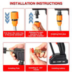 2 Battery Portable Cordless Car High Pressure Washer Jet Water Wash Cleaner Gun - Magic Store