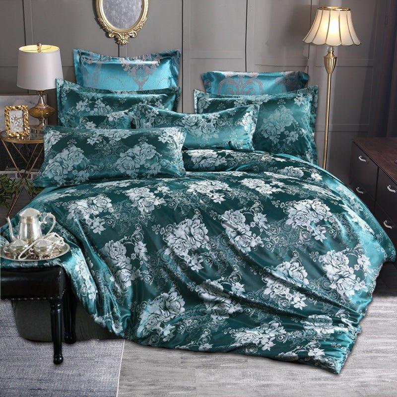 Luxury Satin Bedding Set – Silky Duvet Cover & Pillowcases - Magic Store
