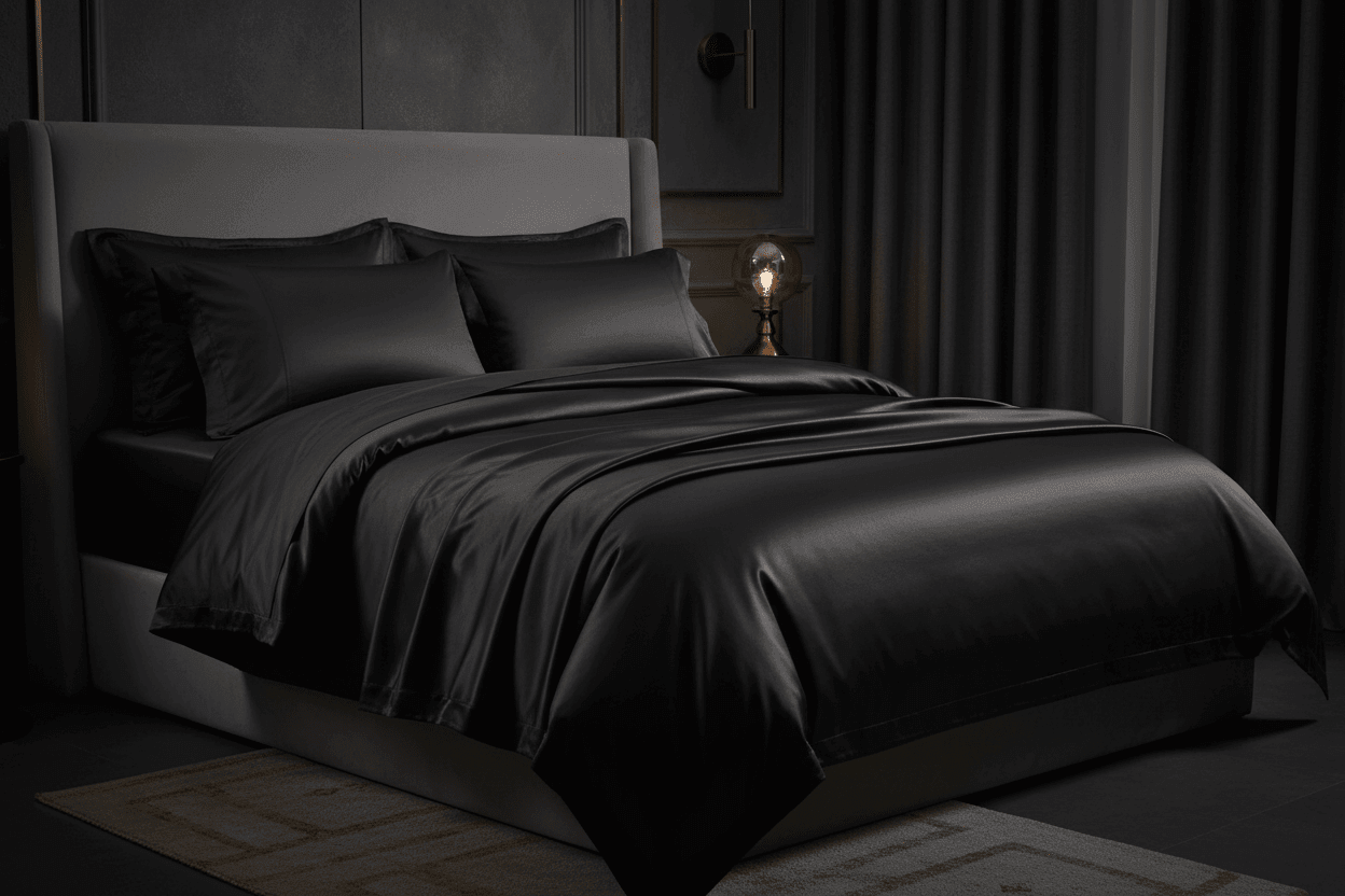 Luxury Satin Bedding Set – Silky Duvet Cover & Pillowcases - Magic Store