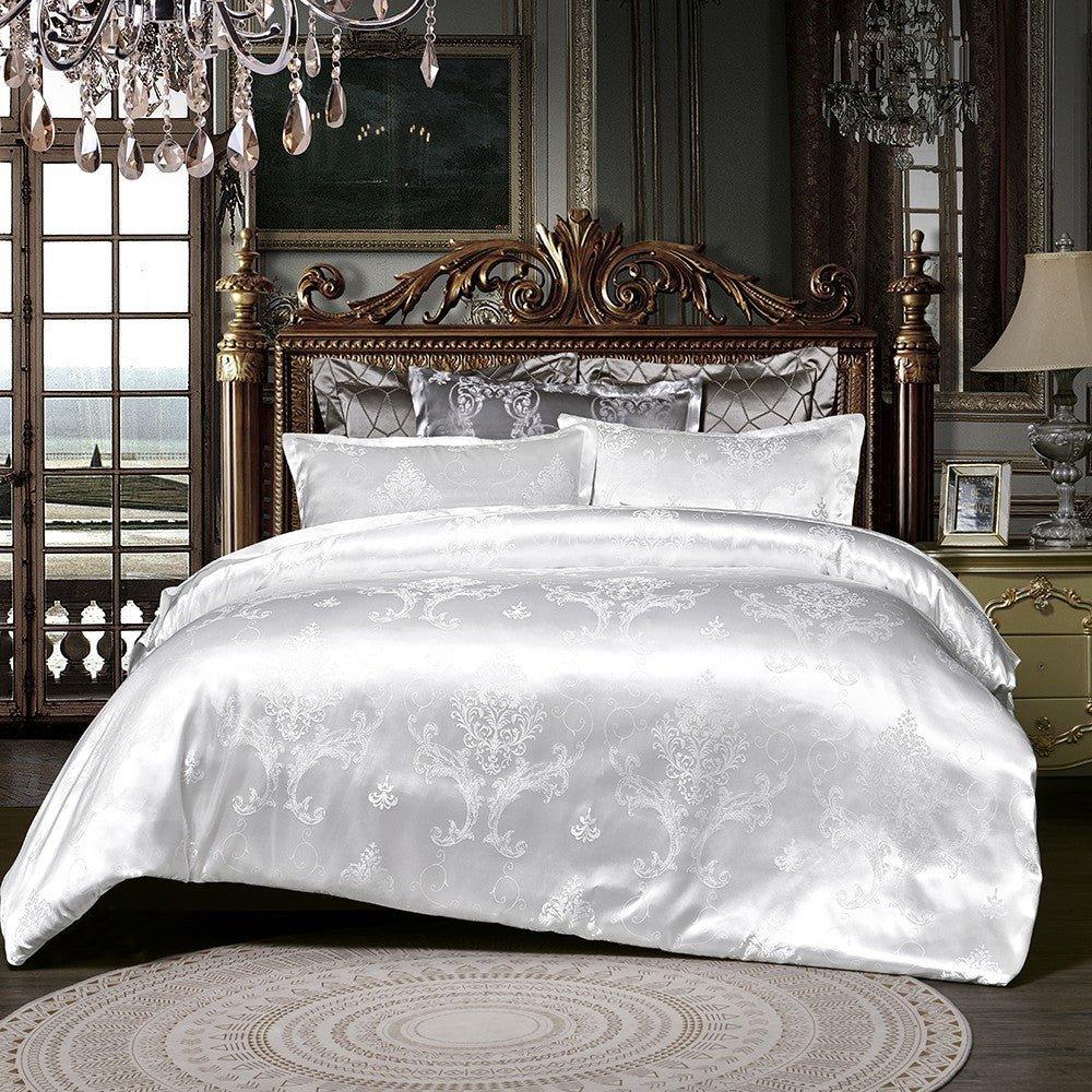 Luxury Satin Bedding Set – Silky Duvet Cover & Pillowcases - Magic Store