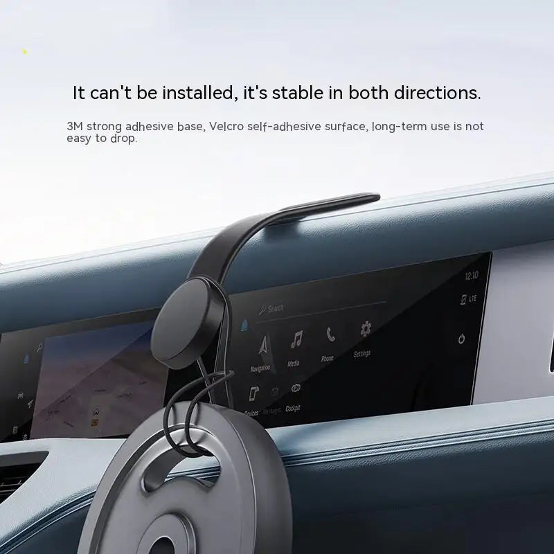 Magnetic Bendable Car Mobile Phone Holder Wireless Charger Phone Holder 15W Car Dash Mount Compatible With Phone - Magic Store